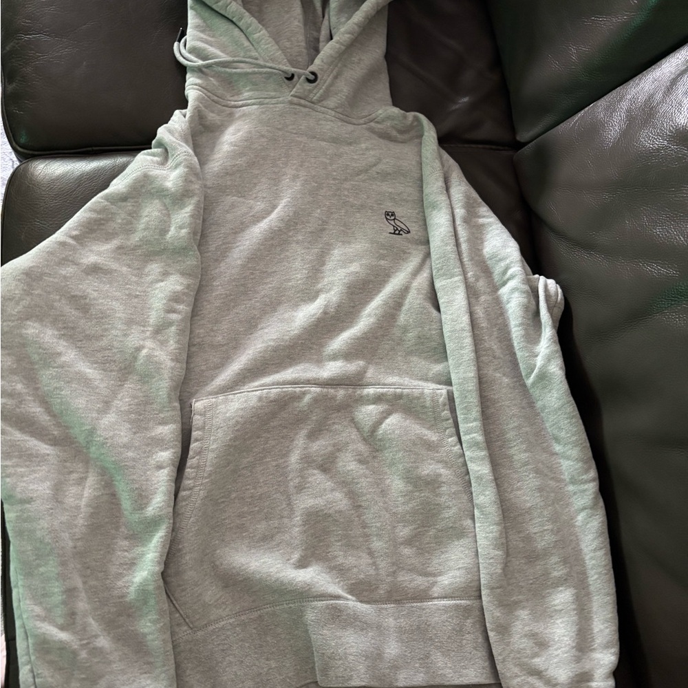 OVO by Drake hooded sweatshirt heather grey-ladies medium